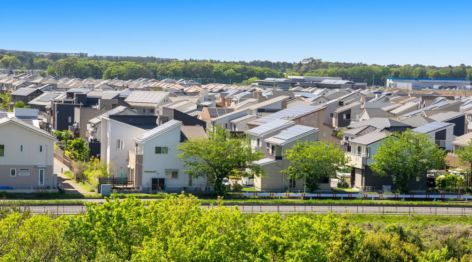 住宅街の街並み